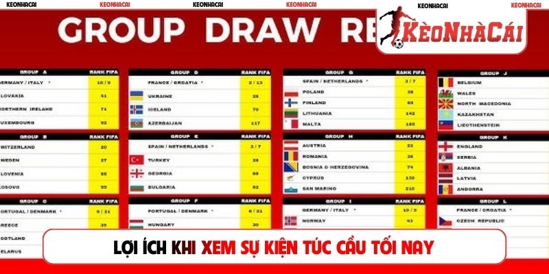 Lợi ích khi xem sự kiện túc cầu tối nay