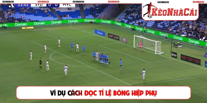 Ví dụ cách đọc tỉ lệ bóng hiệp phụ